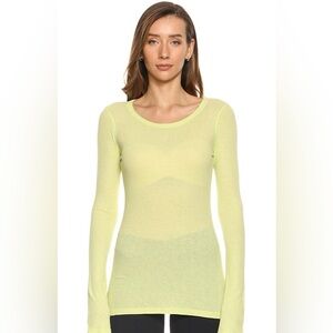 James perse yellow Kadin shirt size 3